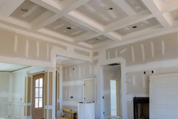Drywall painting prep in Michigan — skim coat, sanding, priming, level 5 finish